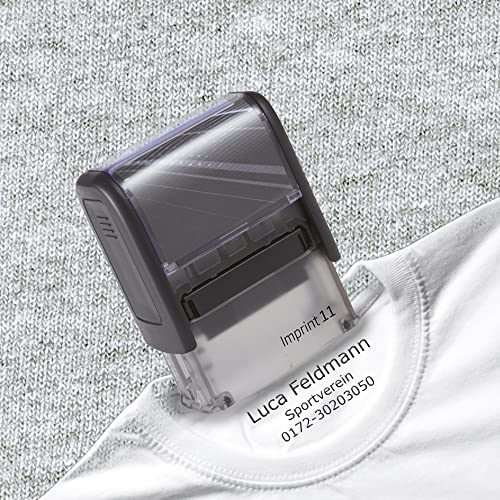Personalisierter Textilstempel Imprint 11 waschmaschinenfest...