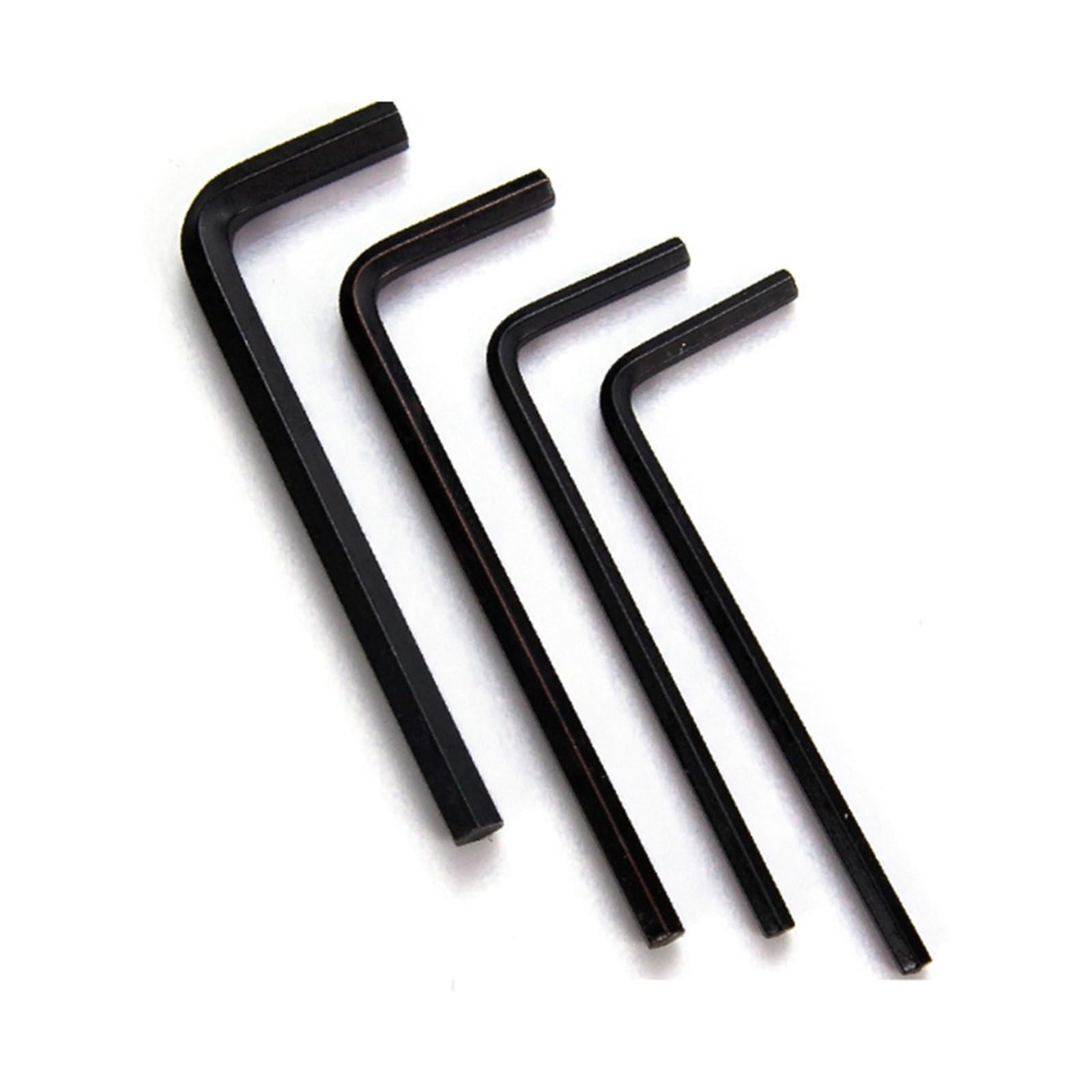 Genérico 1 Uds 0,9,27,5 2, 3 4 6 8mm Juego de llaves hexagonales extremo punta bola llave hexagonal brazo largo(Black,6mmx30x80)