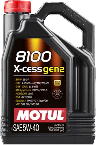 Miniatura 2 de 109776 Juego de 6 botellas de aceite de motor 8100 X-Cess Gen2 5W-40 de 5 litros