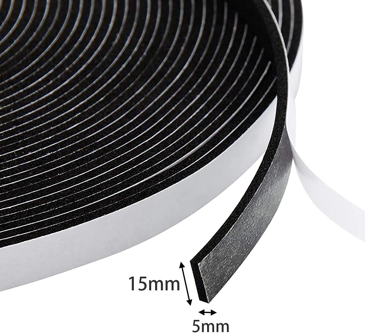 衝撃吸収 スポンジ すきま風防止 クッションテープ ドア 厚み5mm 幅15mm 引き戸 扉 玄関用すきまテープ 窓 長さ10m 防音パッキン 隙間テープ 輸入 隙間テープ 衝撃吸収 スポンジ すきま風防止 クッションテープ ドア 厚み5mm 幅15mm 引き戸 扉 玄関用すきまテープ 窓 長さ10m 防音パッキン 隙間テープ 輸入 隙間テープ