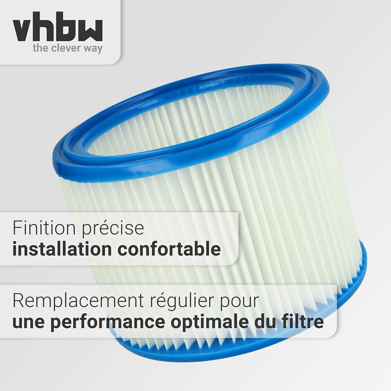 vhbw 10x filtre plissé compatible avec Makita VC3011L