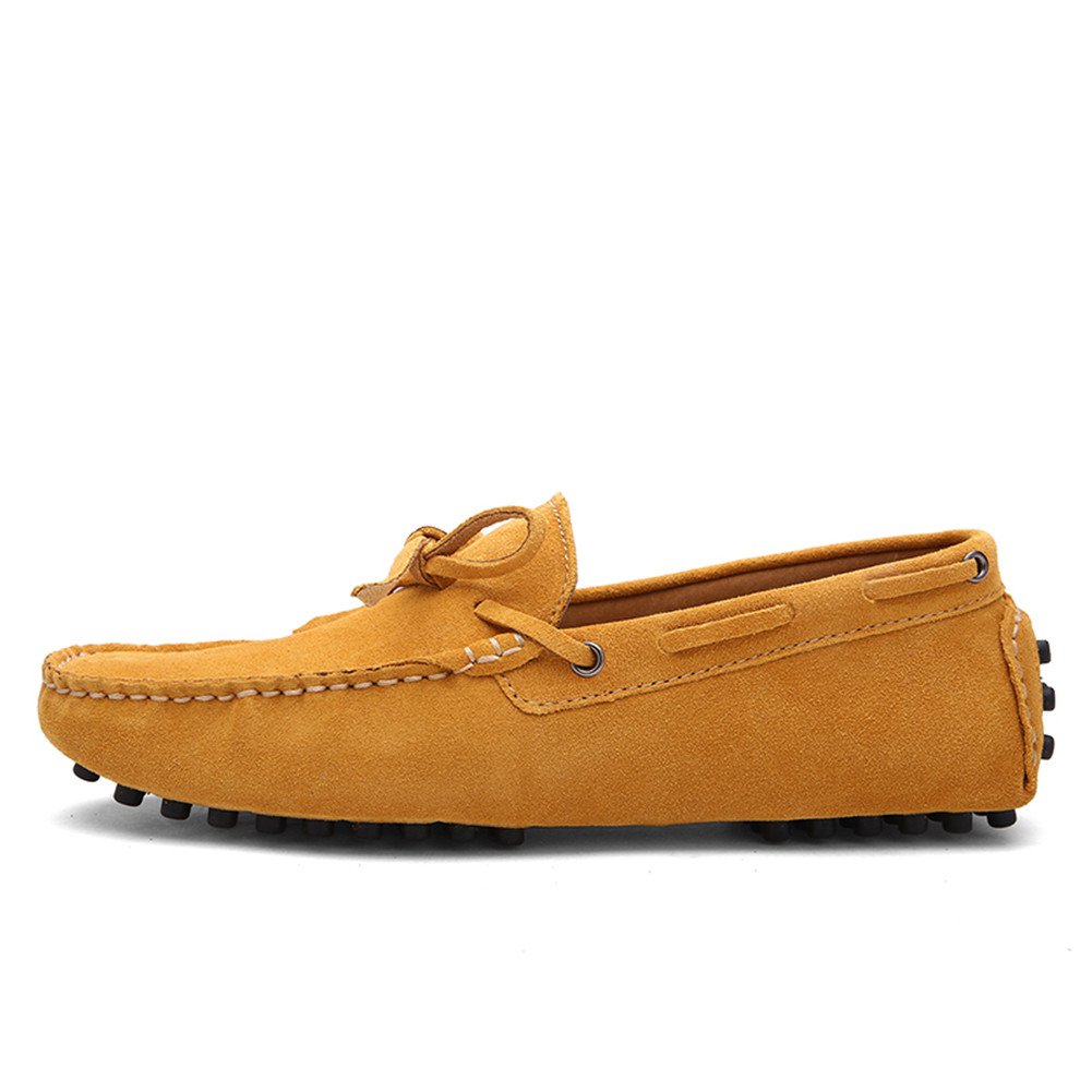 Hommes Doux Daim Chaussures de Conduite Fait Main Mocassin Chaussons Loafers Grande Taille