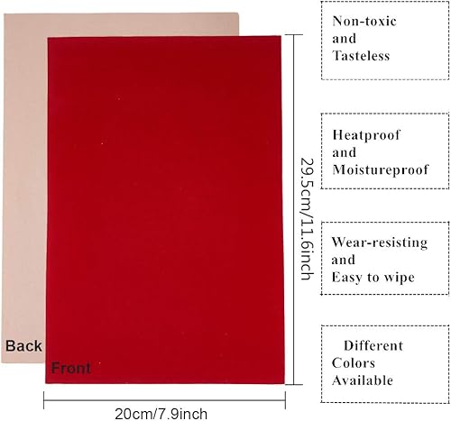 Miniatura 2 de BENECREAT 19 piezas de tela de terciopelo de colores mixtos de 8.3 x 11.8 pulgadas, hojas traseras adhesivas A4, hoja de tela de terciopelo