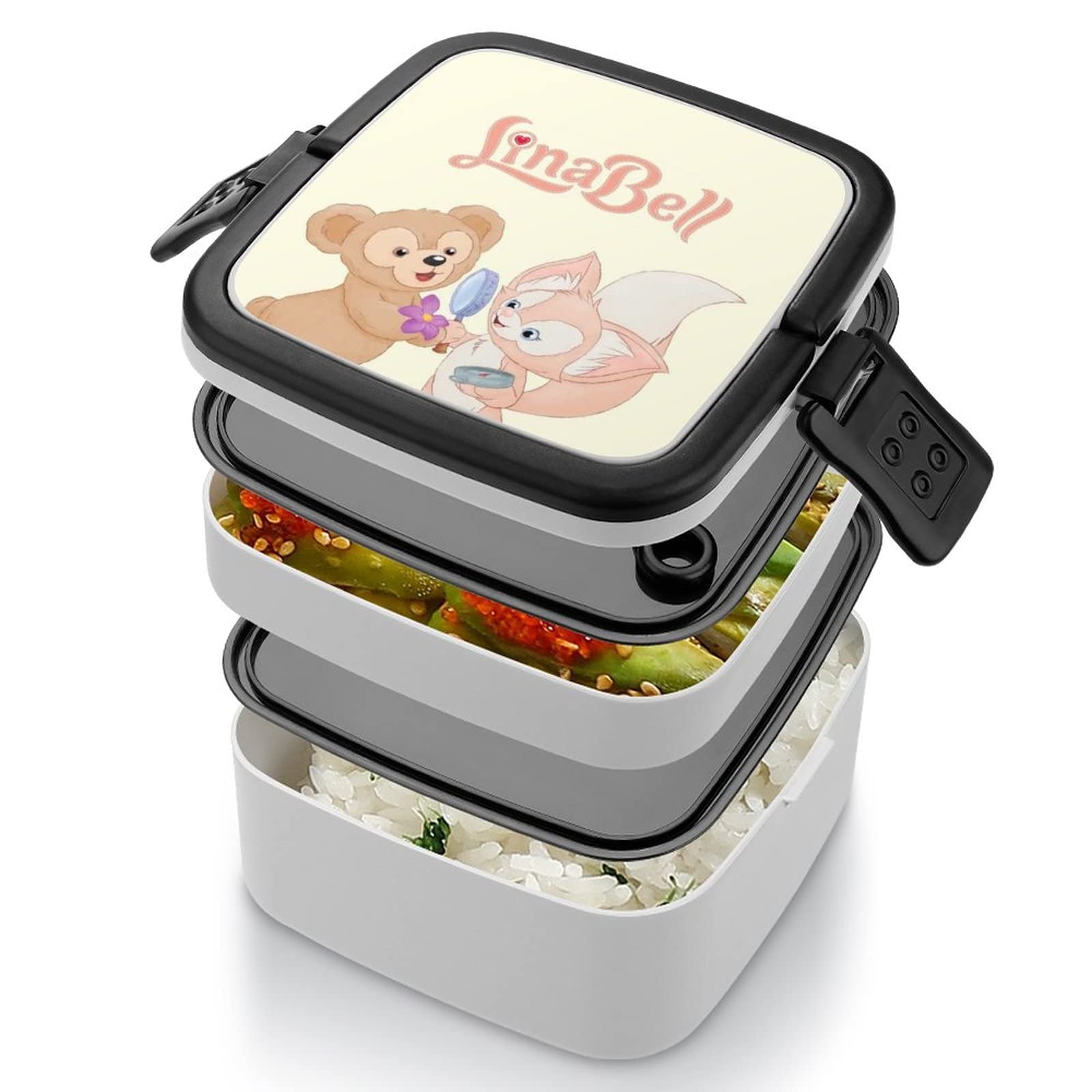 モンキー　ダッフィーフレンズDuffy　リーナベル　お弁当箱ランチボックス Amazon | ダッフィー フレンズ リーナベル 弁当箱 ランチボックス 二段