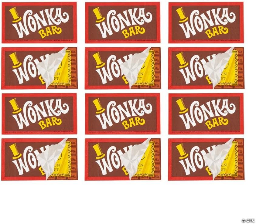 Fun Express Bulk 144 Count Willy Wonka & the Chocolate Factory Luncheon Napkins