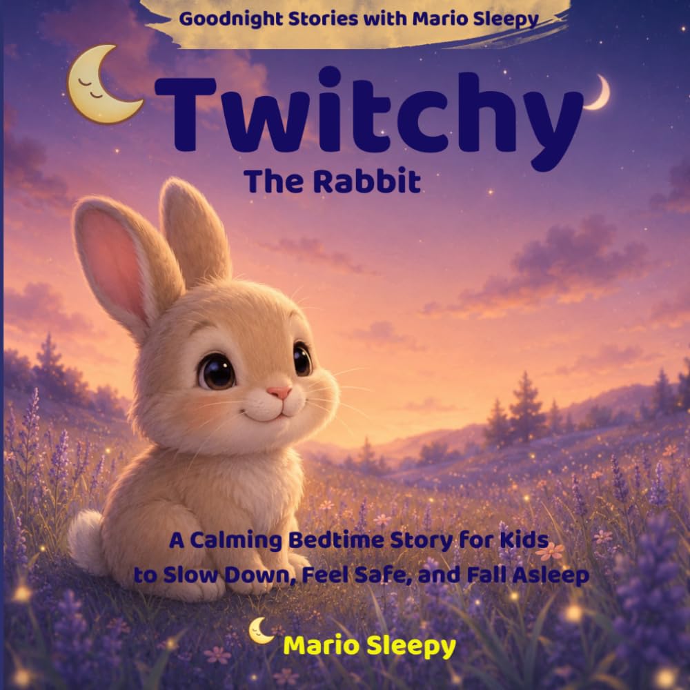 Twitchy the Rabbit: A Calming Bedtime Story to Help Little Ones Sleep (Goodnight Stories with Mario Sleepy)