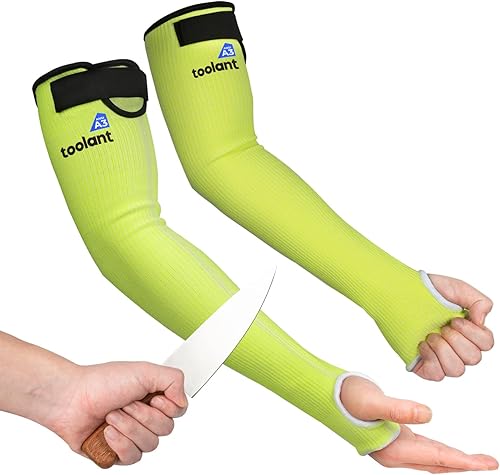 Miniatura 15 de OriStout 4 pares de mangas para antebrazo, protectores de brazos para piel fina y moretones, mangas resistentes a cortes de nivel 3, protección de