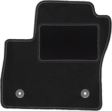 Car Mat - Fits Ford Grand C-MAX Minivan 2011-2015 - Velour - Car Accessories - Car Floor Mats - Floor Mat Car - 1 Piece - Black