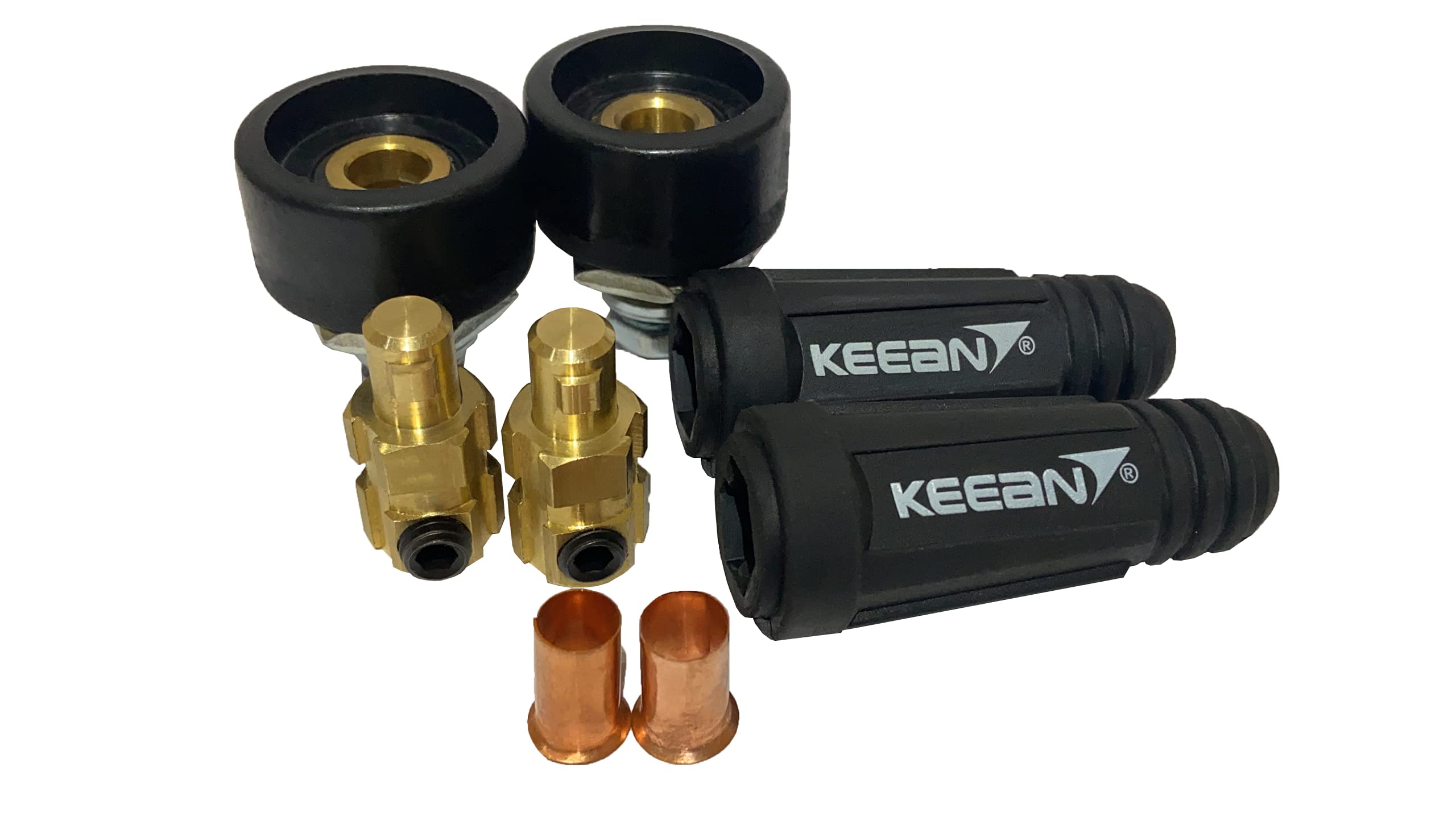 KEEAN 10-25 PLUG AND SOCKET ADAPTOR CABEL JOINT SET FOR ARC, MIG, TIG WELDING MACHINES (PACK OF 4) (B099ZP6W1T) Amazon Price History, Amazon Price Tracker
