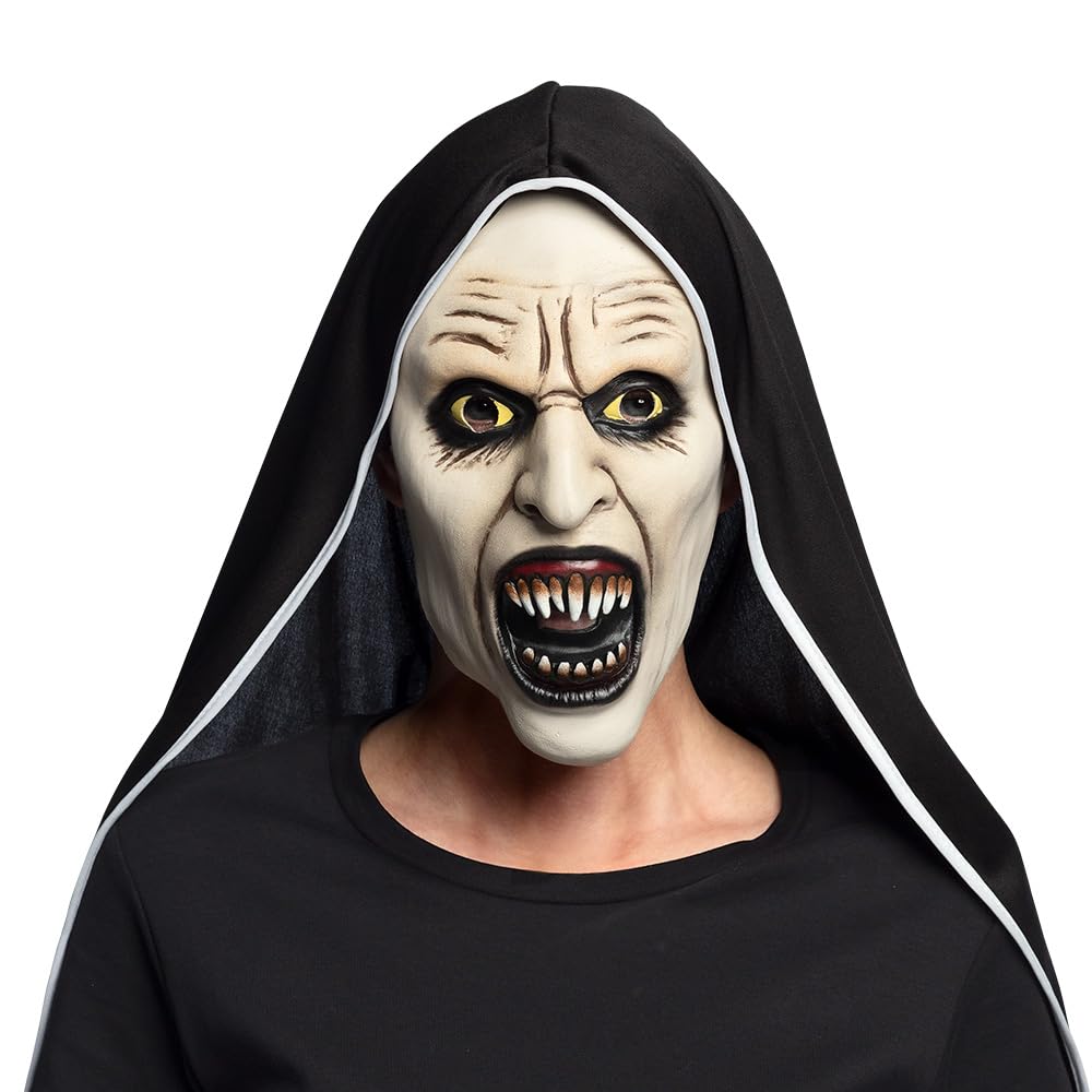 Boland 97588 Latex Face Mask Screaming Nun, One Size