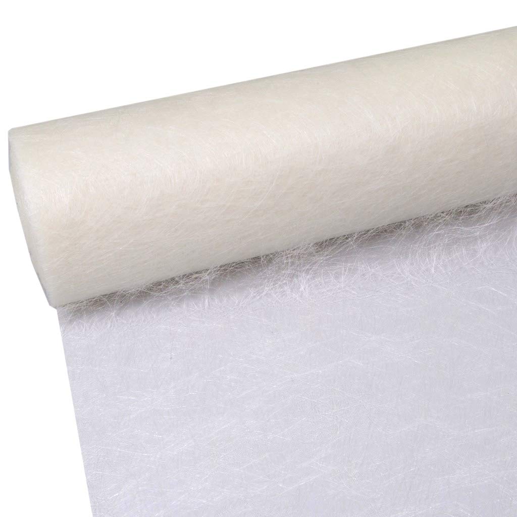 Sizoflor Tischband sahneweiß 60 cm Rolle 25 Meter 60 001-R