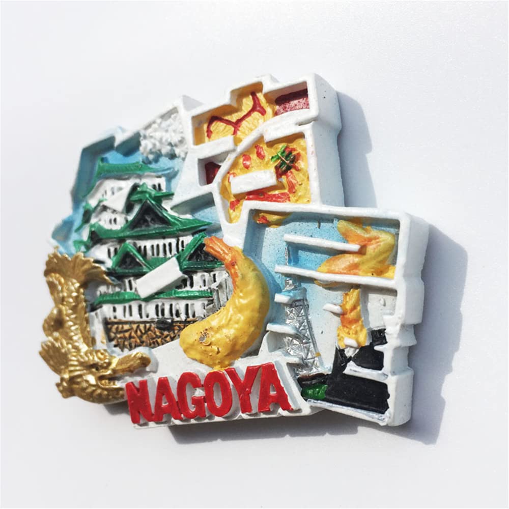 Tokyo - Magnete da frigorifero 3D con lanterna souvenir in resina fatta