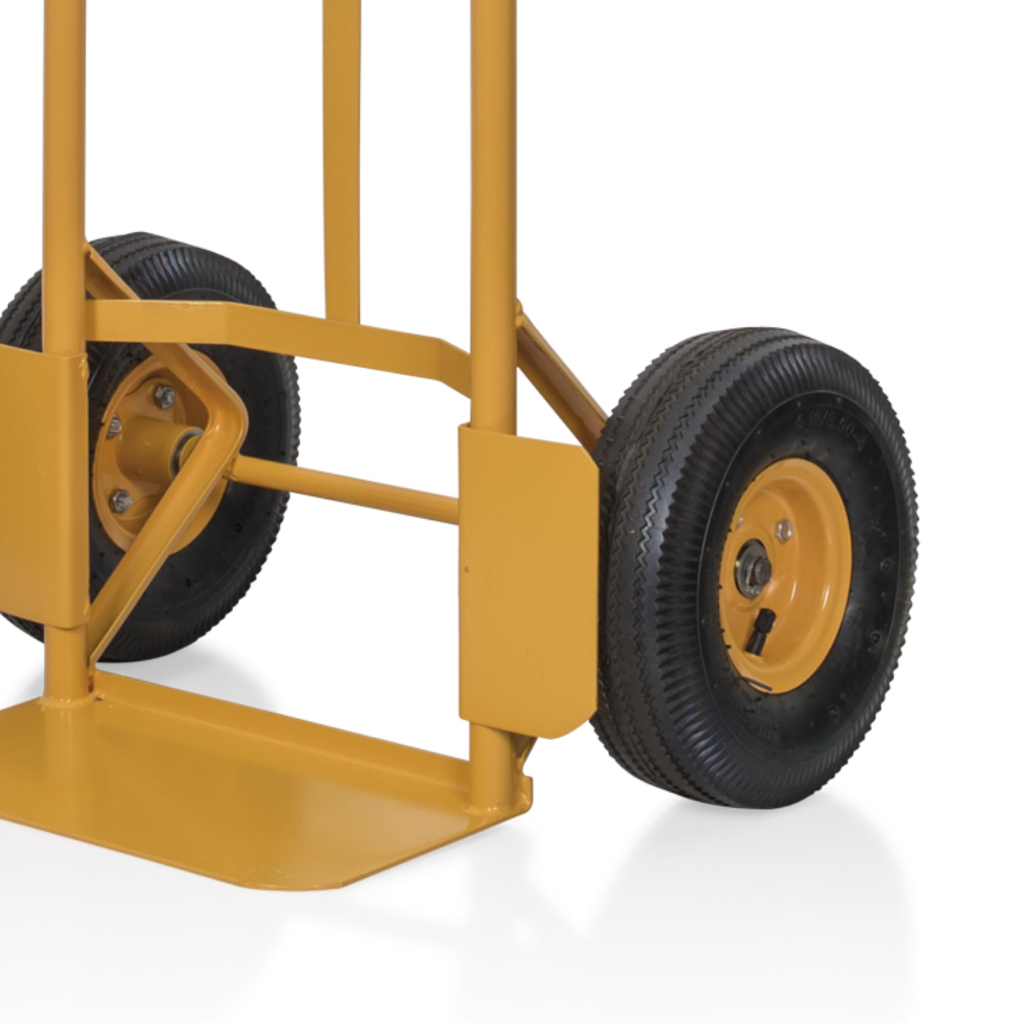 VITO Carrello portasacchi 200 kg con pneumatici | Telaio in acciaio | Carrello da trasporto per carrelli elevatori, carrello pesante con parafango in acciaio per traslochi (VICA7)