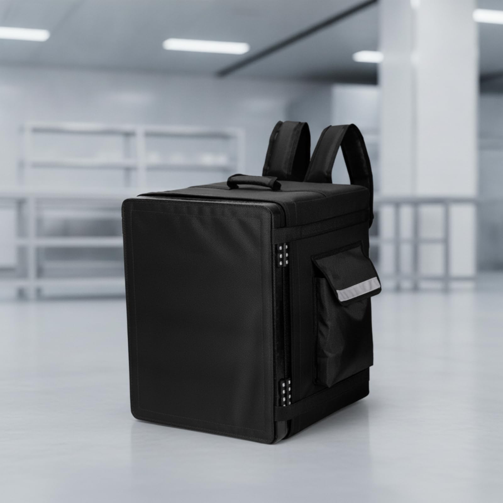 Sharplace Isoliertasche Lieferrucksack Transportbox Warmhaltebox Schaum Dicke Isolierschicht für Warme Und Kalte Speisen mit Trennwand Und