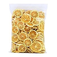 Vista 1 de Mkostlich Dried Lemon Slices Bulk, 100g/3.52oz Natural Dehydrated Lemon Slices for Cocktails Garnish/ Tea/ Baking, No Sugar Added