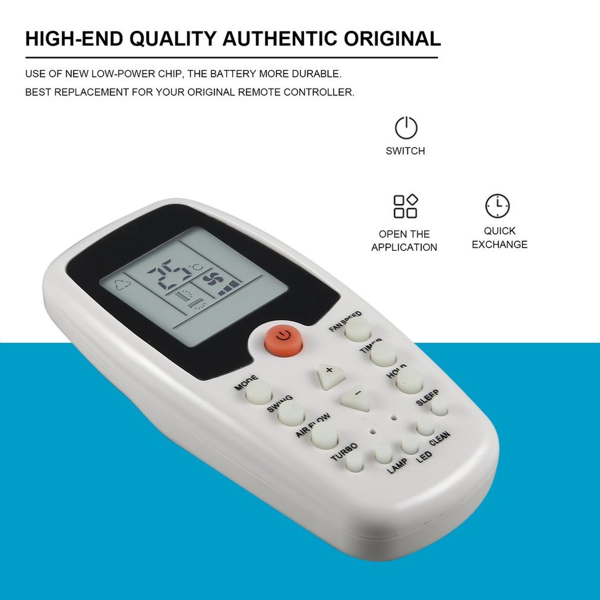 Sostituzione Telecomando universale Smart Climatizzatore per telecomando aria condizionata ZH/EZ-01 AC A/C