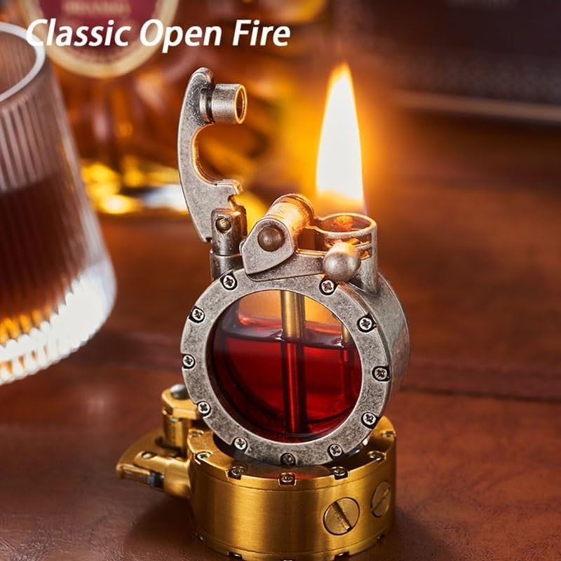 Encendedor Vintage Steampunk Retro Transparente miniatura 5