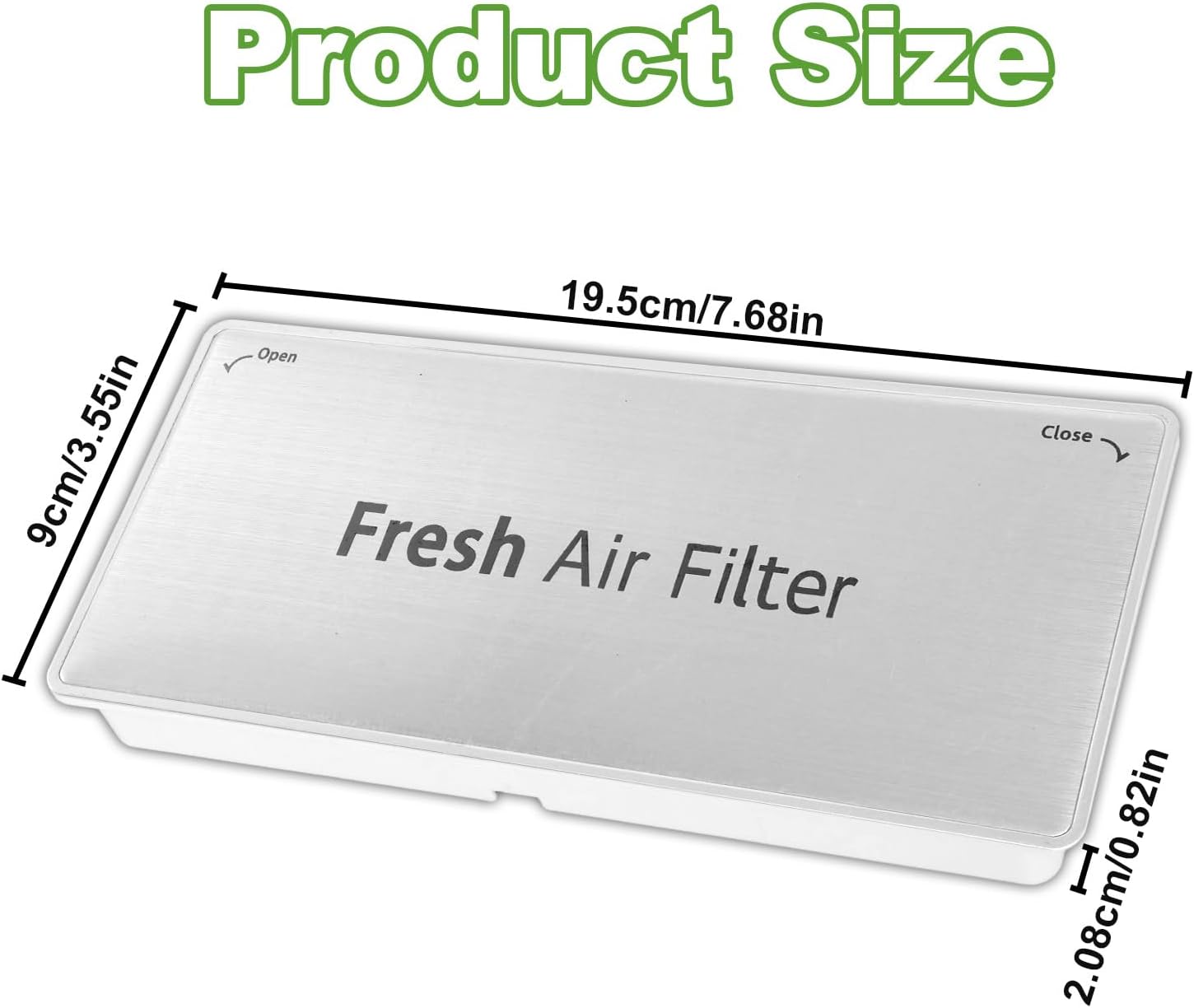 ADQ75493301 Refrigerator Air Filter Cover for LG, Fresh Air Filter Cover Replacement Compatible with LG Refrigerator LRMVS3006S LRMDS3006S LRMVC2306S LRMDC2306D
