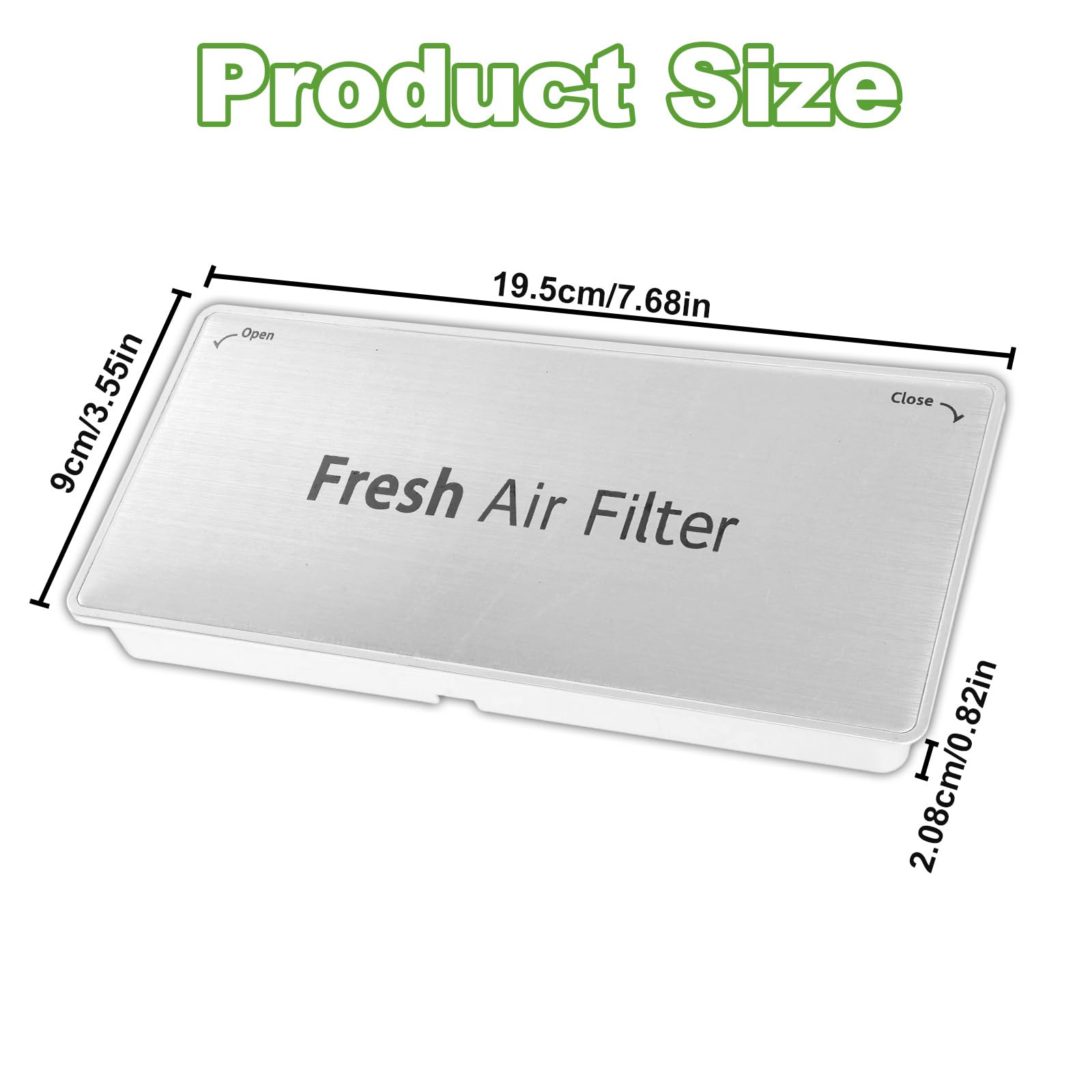 ADQ75493301 Couvercle Filtre à Air Réfrigérateur pour LG, Remplacement du Couvercle de Filtre à Air Frais Compatible avec LG Réfrigérateurs LRMVS3006S LRMDS3006S LRMVC2306S LRMDC2306D