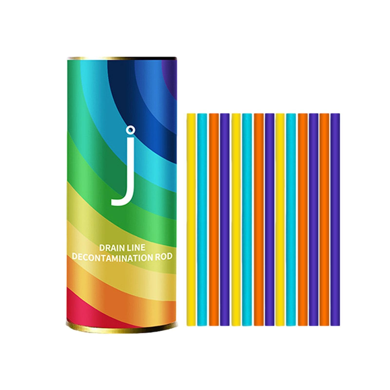 GEDOX Sink Drain Sticks - Drain Cleaning Stick | Kitchen Sink Drain Cleaner Sticks | Drain Maintenance Sticks | 14Pcs Kitchen Bathroom Sink Cleaner And Deodorizer For Sinks, Toilet Drains, barreled