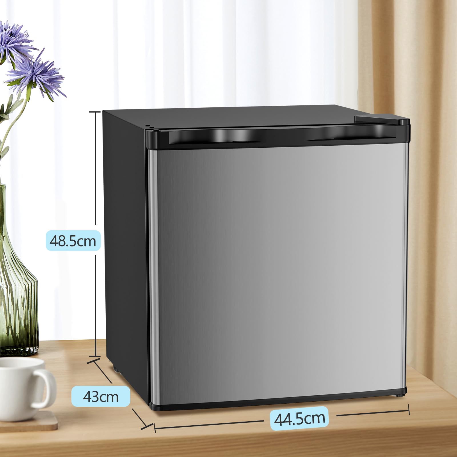 Amazon | Kismile 小型冷蔵庫 45L 冷凍庫付き ドア 両開き コンパクト