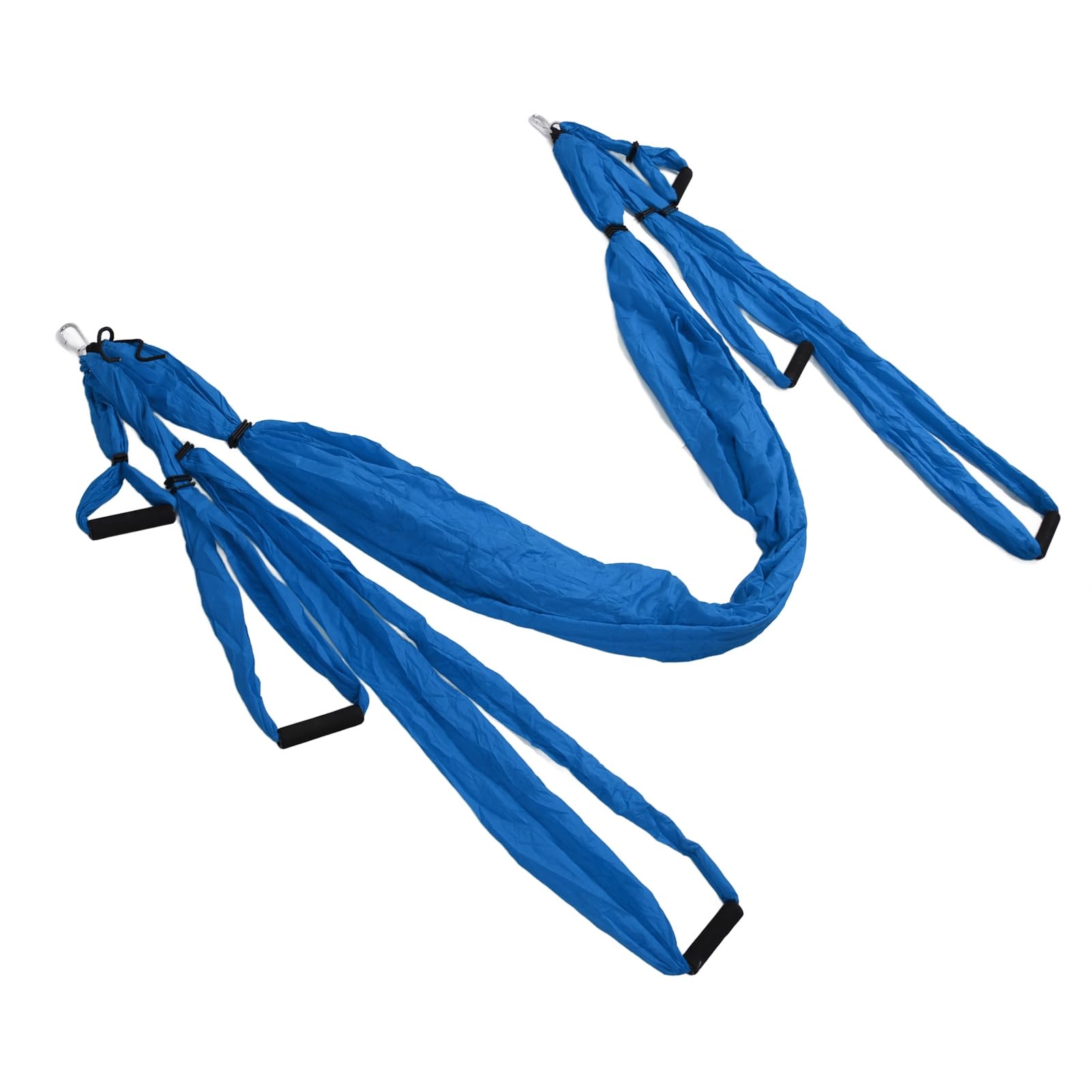 Jiawu Ensemble de Balançoire de Yoga Aérien, Coton Polyester Réglable pour Améliorer la flexibilité, Hamac de Yoga Suspendu, Exercice Physique pour Intérieur et Extérieur, Salle de