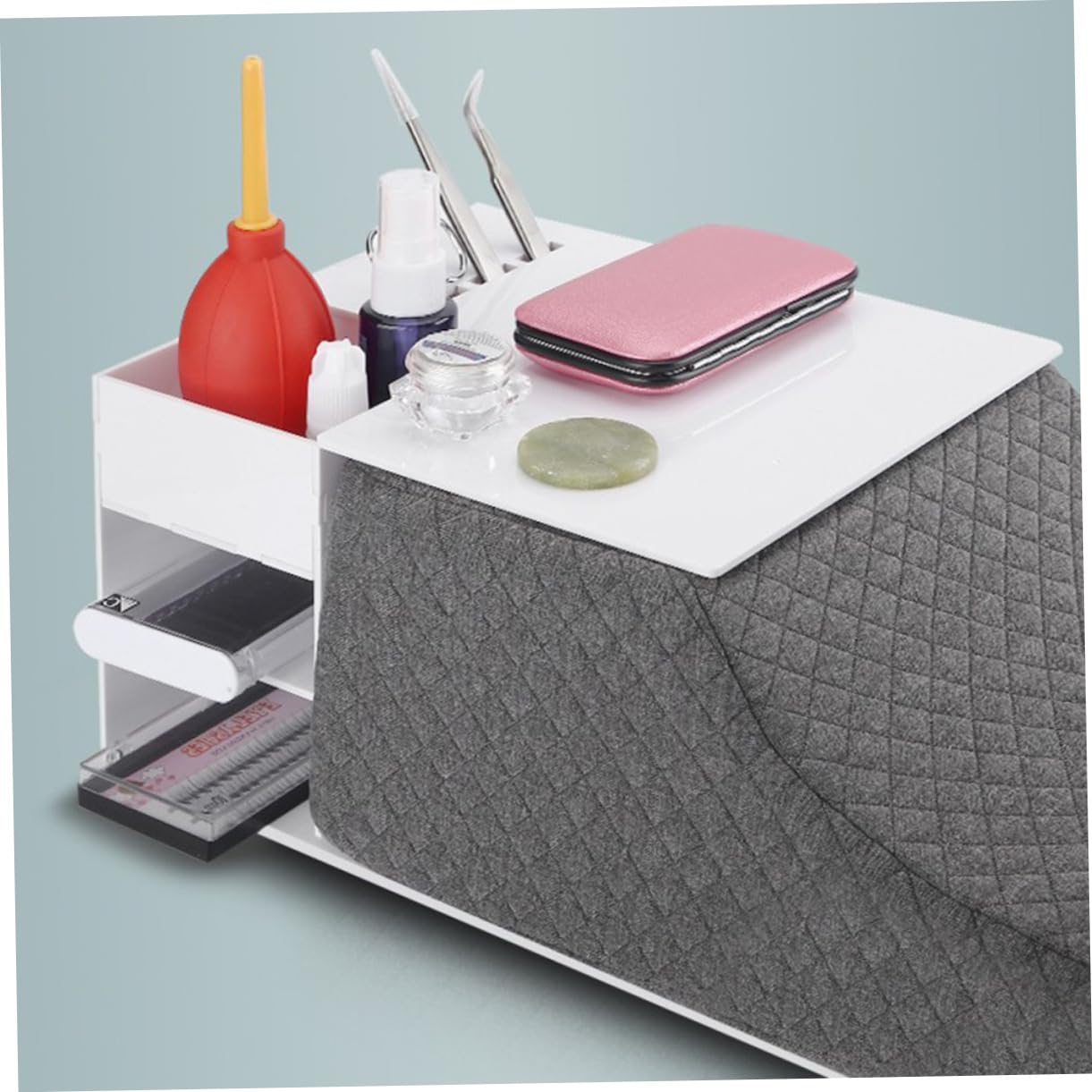 1pezzi Console per Innesto Ciglia Scaffale Portaoggetti Strumenti da Trucco Console Beautify Eyelashs in Acrilico Scaffale Portaoggetti per Salone