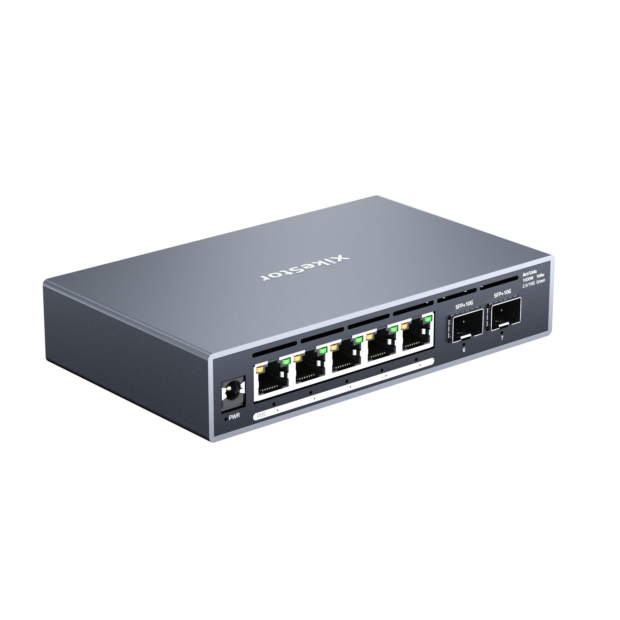 Amazon.co.jp: XikeStor スイッチングハブ 6ポート 2.5G 10G
