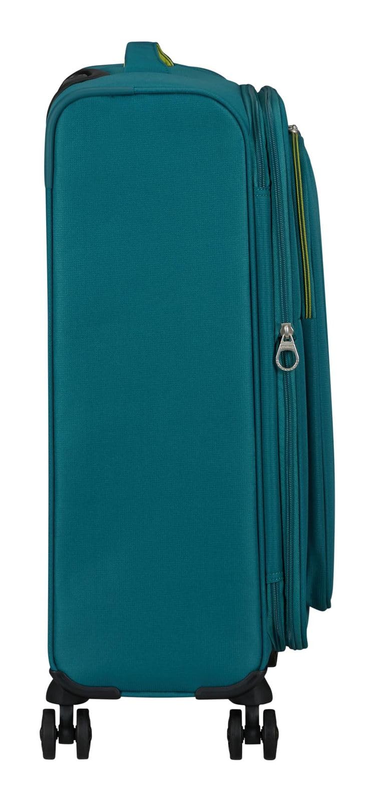 American Tourister Trolley Cloudrider Spinner Exp. TSA Misty Teal Azul petróleo 66cm