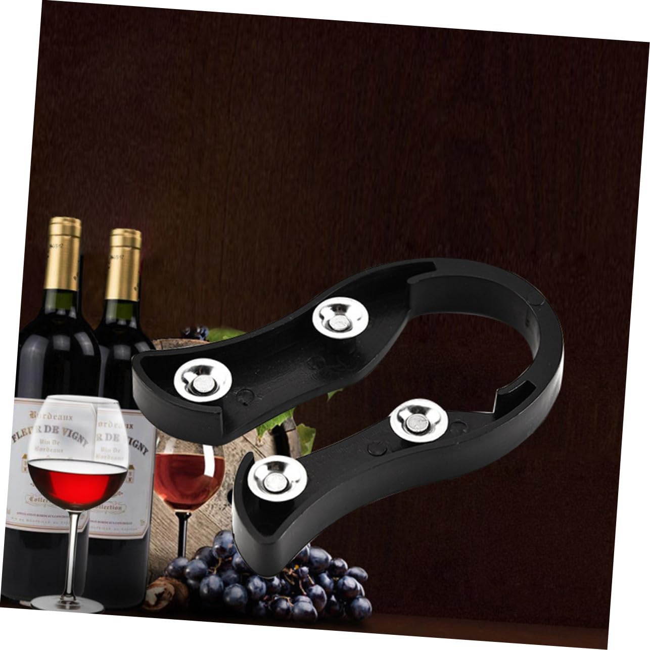 Alipis Cortadores de Papel de Aluminio 2 Piezas para Botellas de Vino Hoja de Acero Inoxidable y Mango Antideslizante para Accesorios de