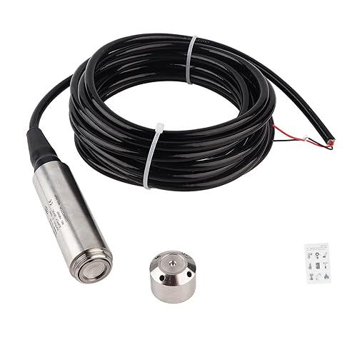 Transmisor de nivel líquido YB2JF, detector de sensor de nivel de agua de cable de 0.0-32.8 ft 1232VDC 420mA para monitoreo de nivel de agua