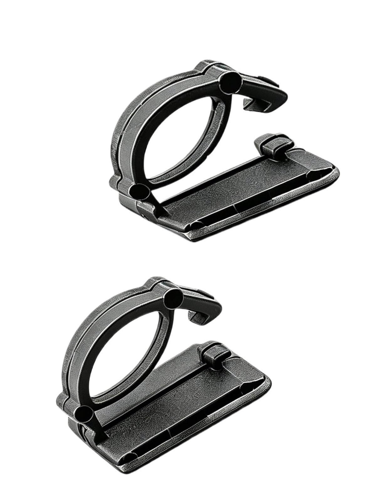 Dpnentv 10Pcs Black Self-Adhesive Car Cable Clips Dash Camera Wire Fix Organizer Clamp