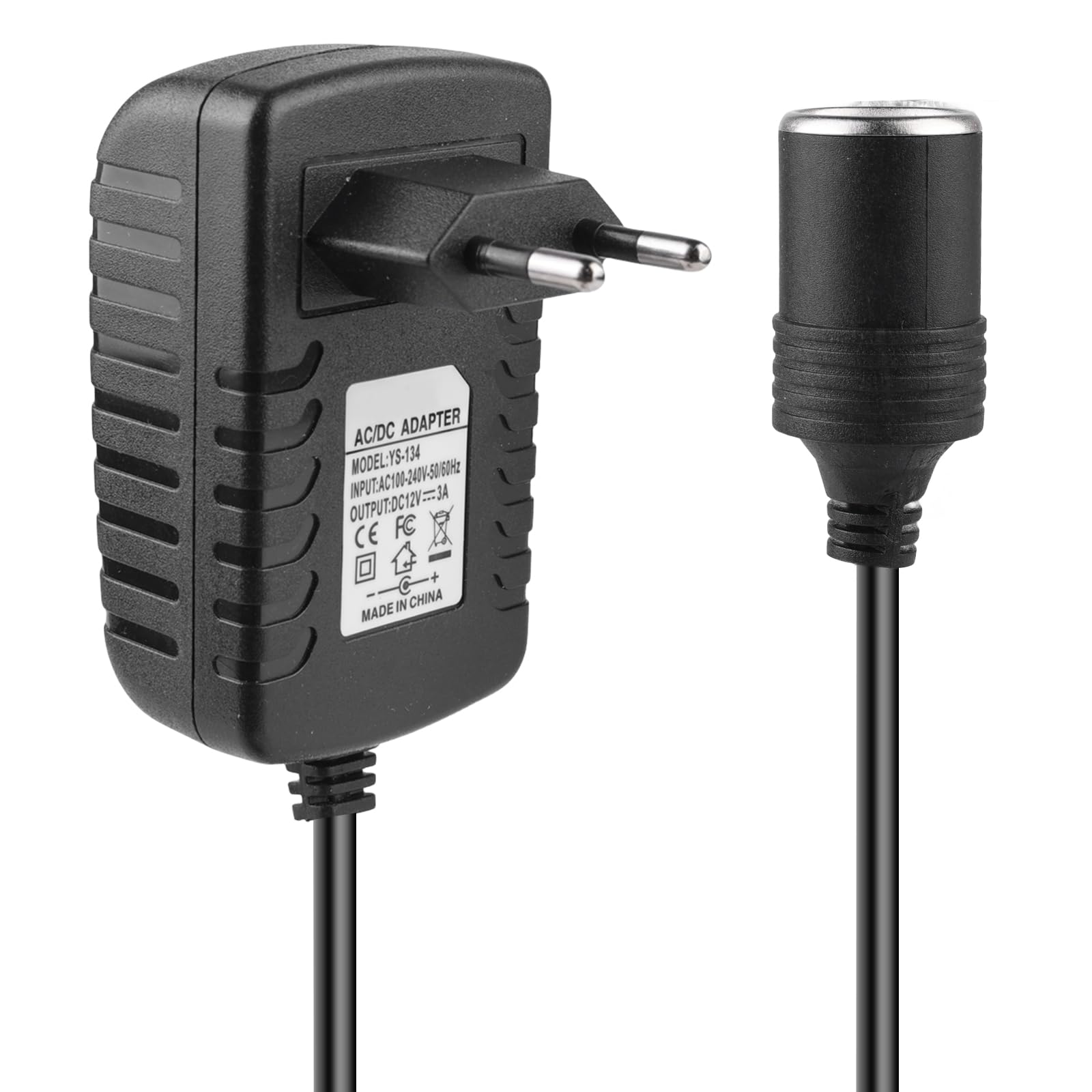 Adattatore Da 220V A 12V 3A Per Auto - Convertitore Per Accendisigari Con Sicurezza - Foto 2
