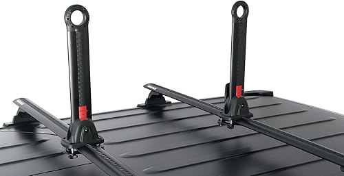 Rhino-Rack de carga lateral de aleación anodizada de alta resistencia Náutico Pila para portaequipajes de techo Rhino Apila hasta 4 kayaks, fácil