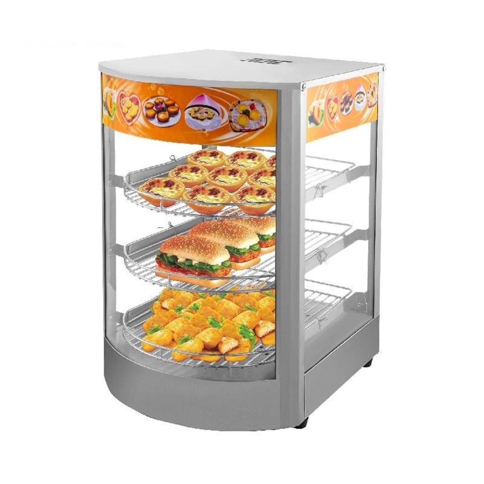 Scaldavivande da appoggio Temperatura regolabile Pizza Pasticceria Scalda hamburger Elettrodomestico cucina Ristoranti commerciali Per principianti - Fai da te(5-Tier)