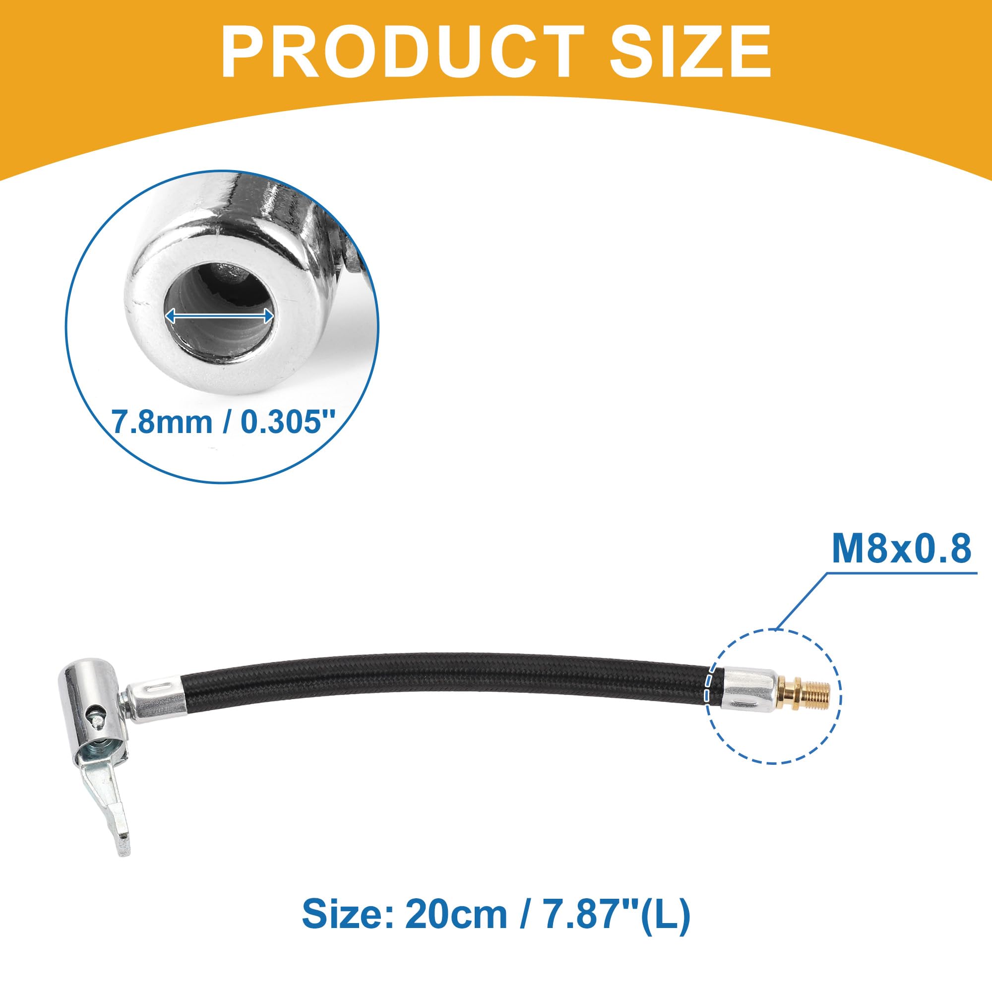 Tube D'extension De L'inflatrice De Pneus - Adaptateur De Soupape De