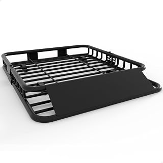 GarveeLife 46x36 Universal Roof Rack Basket - 200 LBS Heavy Duty Rooftop Cargo Carrier for SUVs Trucks Cars