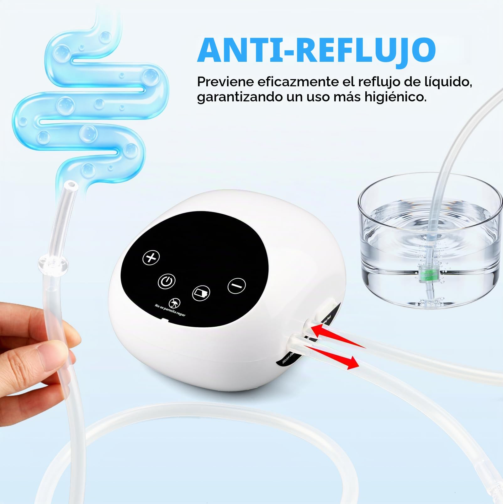Enema Eléctrico, Enemas Eléctricos para Limpieza Colon para Mujeres/Hombres | 100 Niveles de Intensidad, Impiador Anal con Pantalla LCD, Enemas para Uso Doméstico
