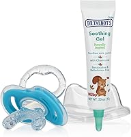 Dr. Talbot's Benzocaine-Free Soothing Gel & Silicone Gum-EEZ Teether Set - Natural Baby Teething Relief