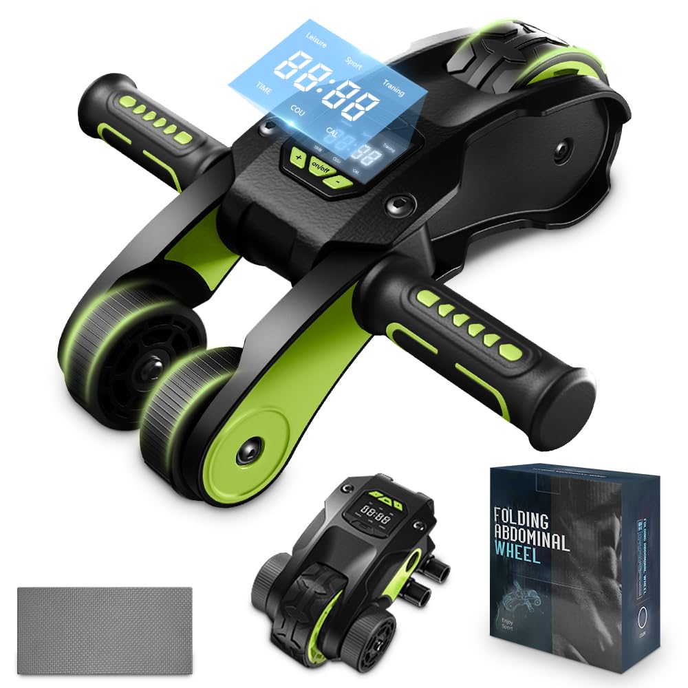 Ab Roller Wheel Abdominal Roller Machine With Smart Lcd Display