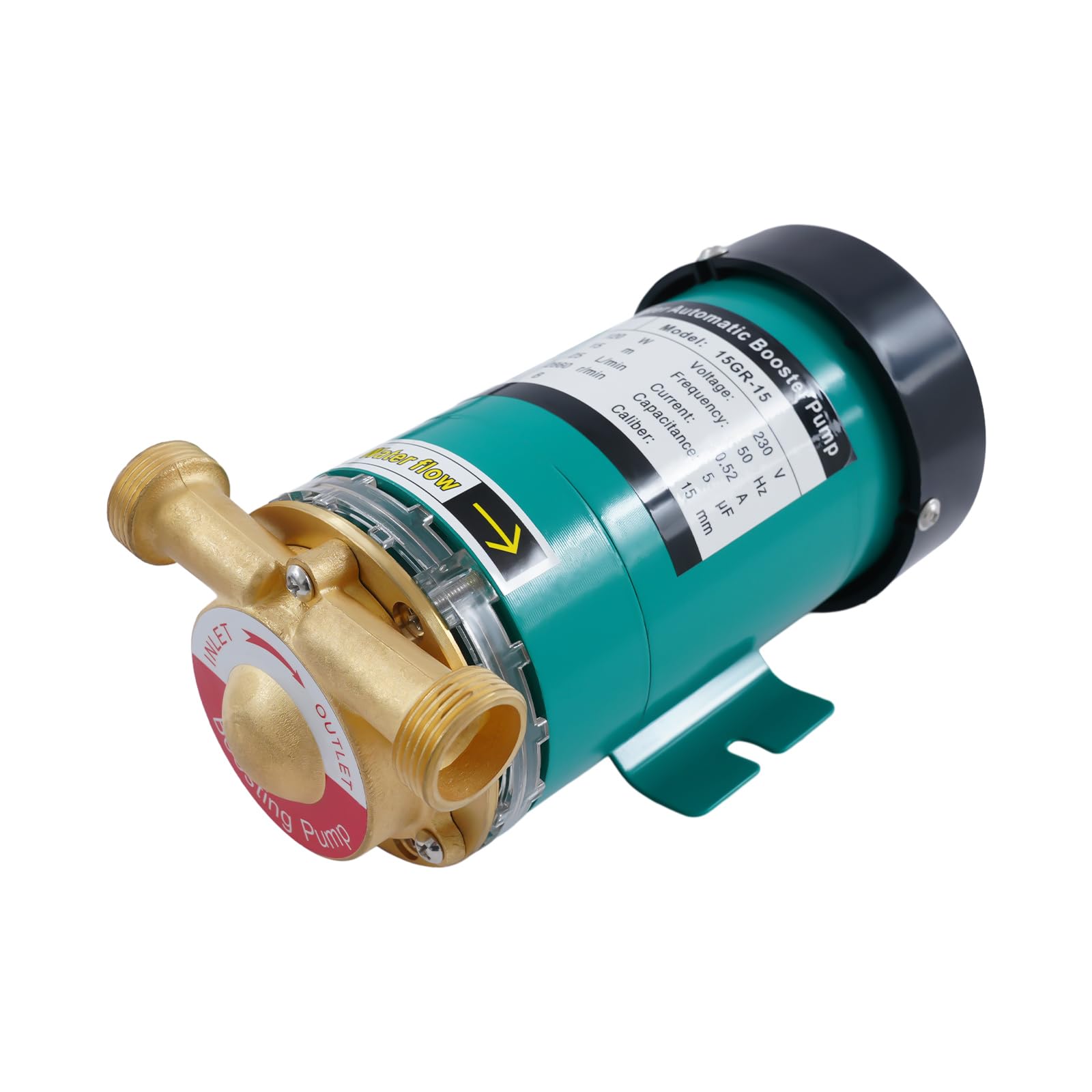 Pompe de surpression 120 W Pompe automatique à pression 2850 tr/min Débit max. 25 l/min Pompe de jardin auto-amorçante Pompe à eau centrifuge pour garages, piscines et jardins