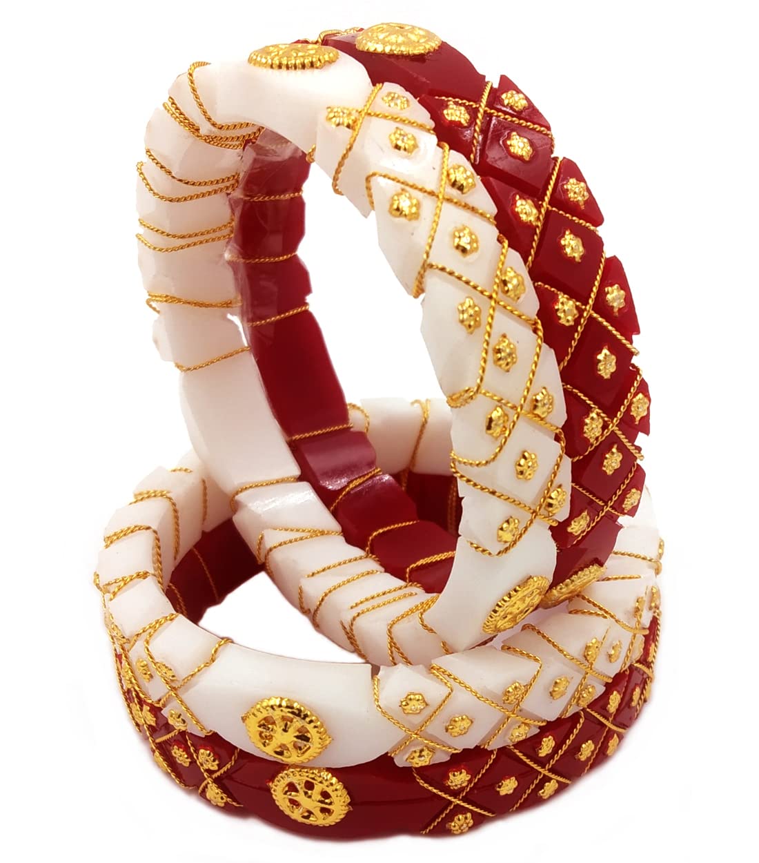 Tanvi J Plastic Gold Plated Pola Bangles for Women (2-6) (B0BMYV93B6) Amazon Price History, Amazon Price Tracker
