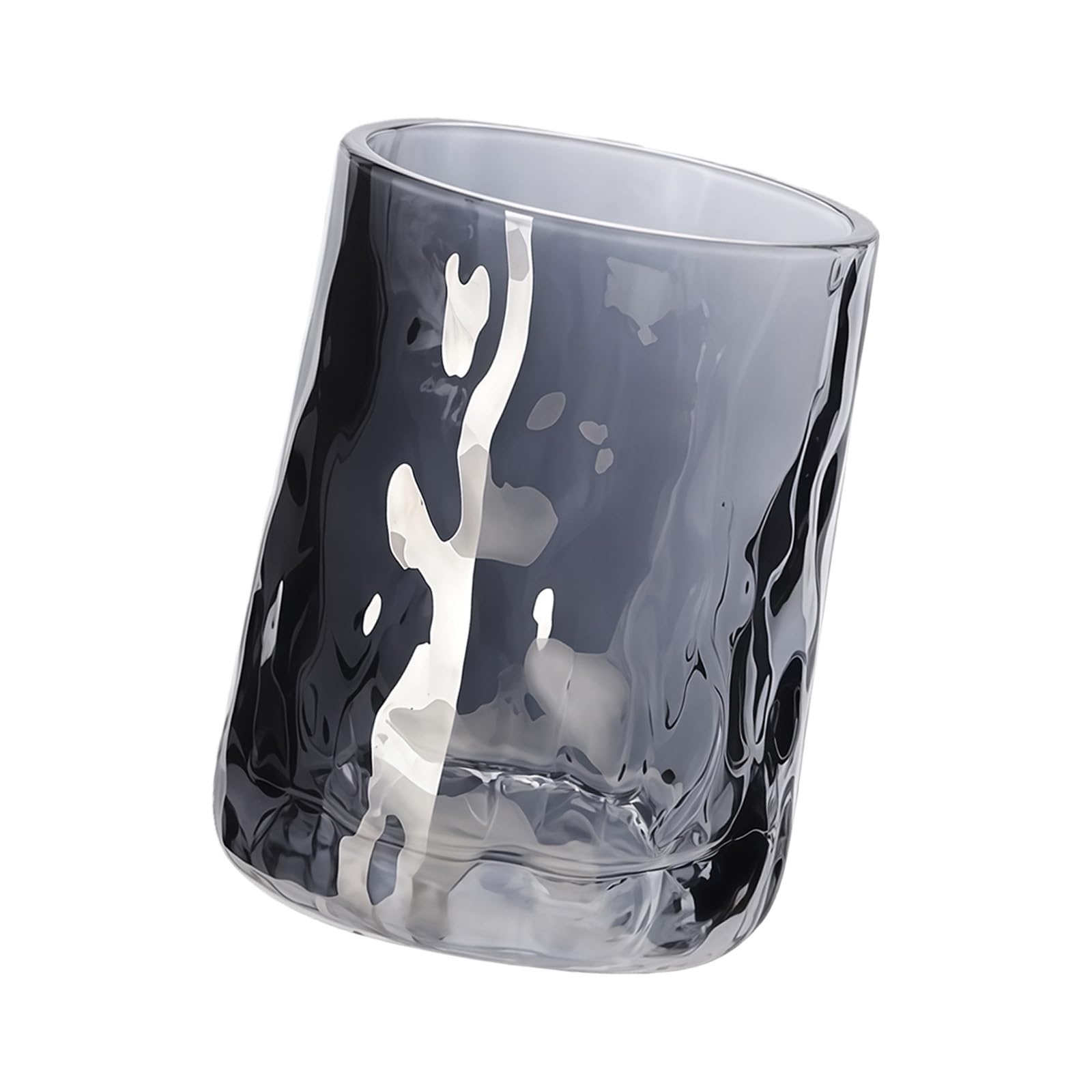 Sturdy Glass Rinsing Cup 240ml Capacity and Toothbrush Holders for Livings Multipurpose Mouthwash
