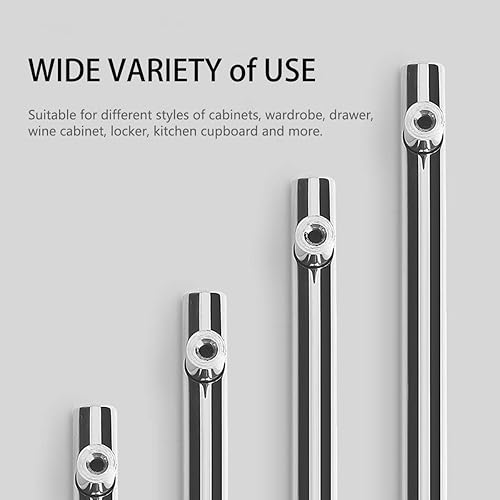 Miniatura 6 de Manijas Probrico modernas para gabinetes de cocina, con forma de T, color blanco