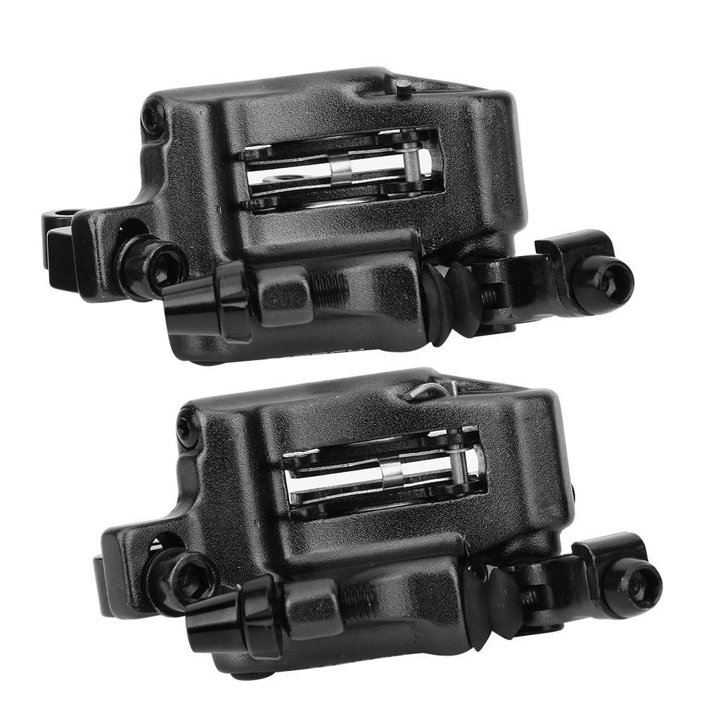 Frein à Disque de Vélo de Montagne Frein à Disque Hydraulique Résistance à la Rouille Doublure en Alliage d'aluminium Équipement de Vélo(Noir)