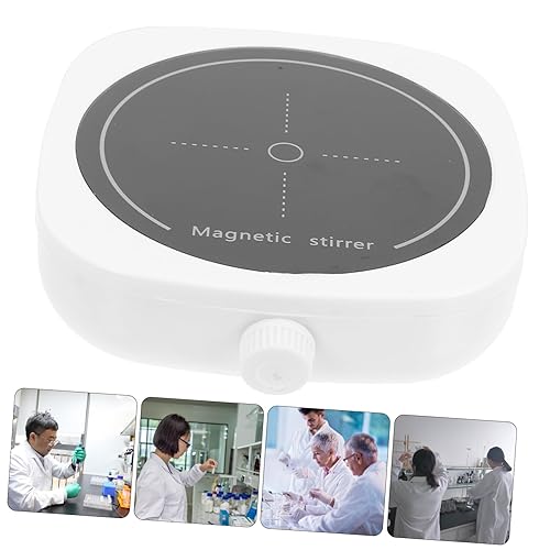 Miniatura 5 de Agitador magnético portátil para laboratorio compacto aparato de agitación magnética con velocidad para entornos de laboratorio de mezcla de