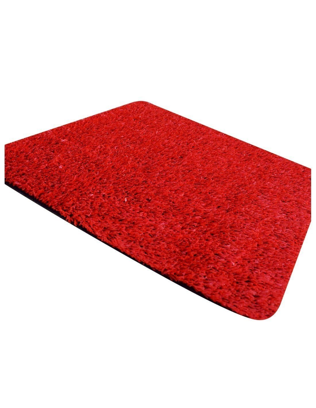 Jardin202 - Césped Artificial ColorPlus 10mm - Rollos | Alta Densidad | Césped para Eventos y Decoración | 2 x 4 Metros : 8 m2 (Roja)