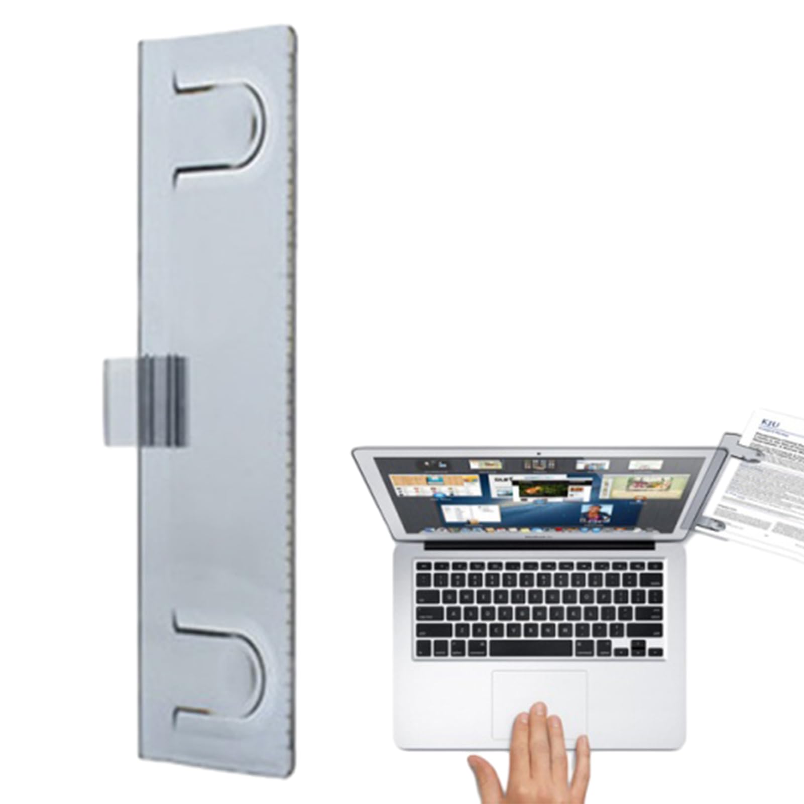 Samuliy Clip porta documenti adesivo per monitor scrivania computer