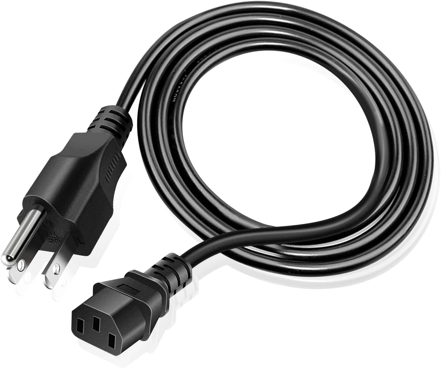 3 Prong Projector Power Cord for Epson, Optoma, Dell, Canon