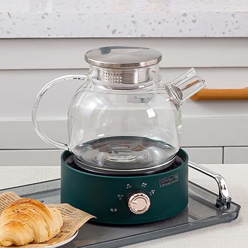 Miniatura 2 de Mini estufa eléctrica, placa caliente pequeña, calefacción vertical de 360 grados, placa caliente portátil para encimera para el hogar, café, té,